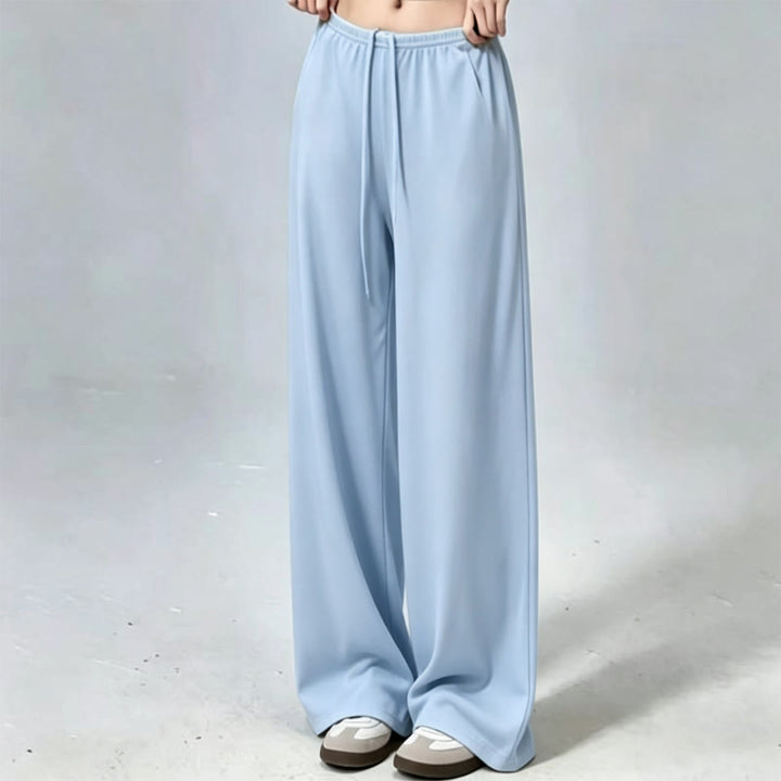 Olivenorma Wide Leg Pants 90% Nylon and 10% Spandex Women's Pants - Blue - XL - image 14