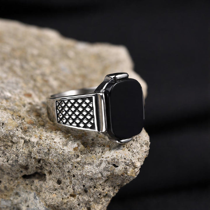 FREE Today: Elegant Men Strength Vintage Minimalism Stainless Steel Ring - image 3