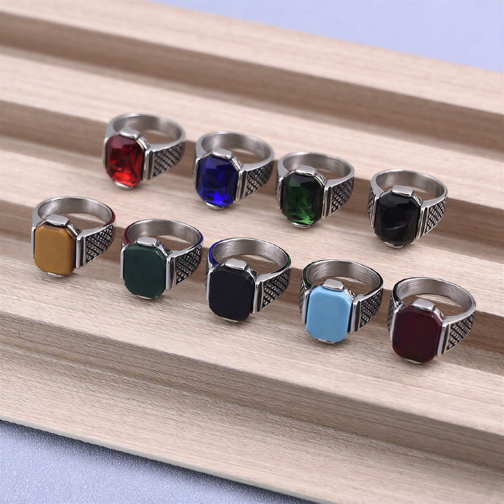 FREE Today: Elegant Men Strength Vintage Minimalism Stainless Steel Ring - image 16