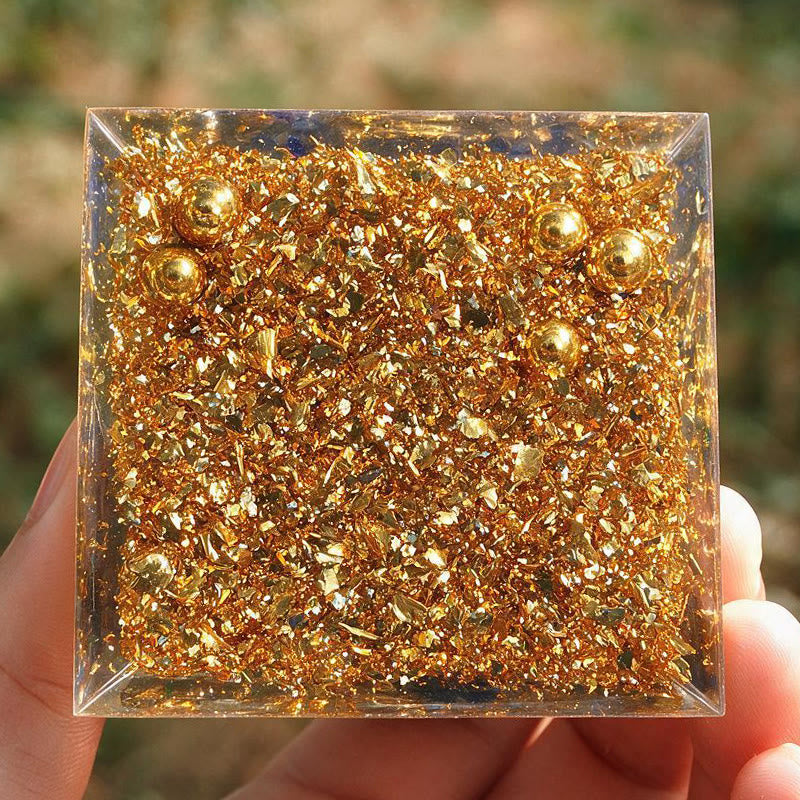 Olivenorma Screw‑spiral‑core Lapis Lazuli Copper‑wire Orgone Pyramid - image 5