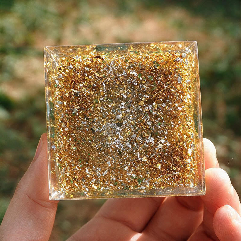 Olivenorma Spiral‑Conical‑Core Amethyst Copper‑Wire Orgone Pyramid - image 4