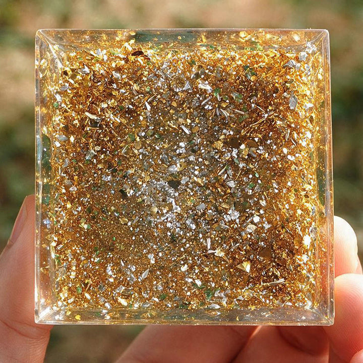 Olivenorma Spiral‑Conical‑Core Amethyst Copper‑Wire Orgone Pyramid - image 5