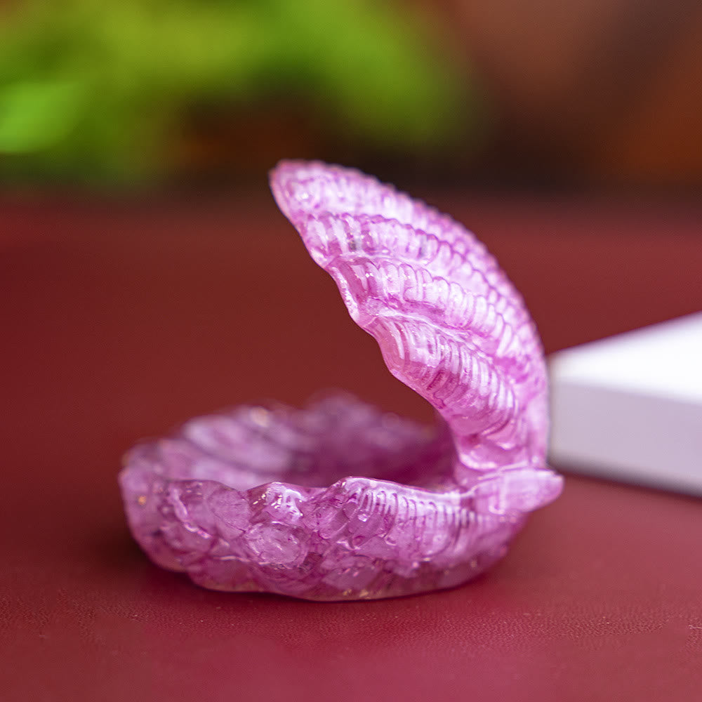 FREE Today: Resin-Filled Natural Crystal Seashell Desktop Ornament Decoration - Pink Crystal - image 32
