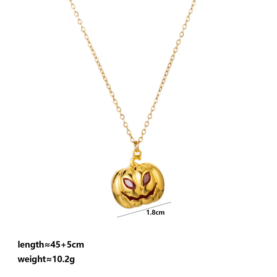 FREE Today: Halloween Pumpkin Birthstone Pendant Necklace - image 8