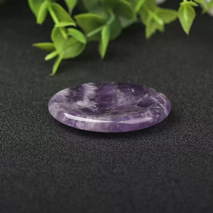 Olivenorma Thumb‑Shaped‑Worry‑Stone Assorted Crystals Gemstone Decoration - Amethyst - 10Pcs - image 19