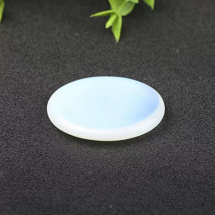 Olivenorma Thumb‑Shaped‑Worry‑Stone Assorted Crystals Gemstone Decoration - Opal - 10Pcs - image 6