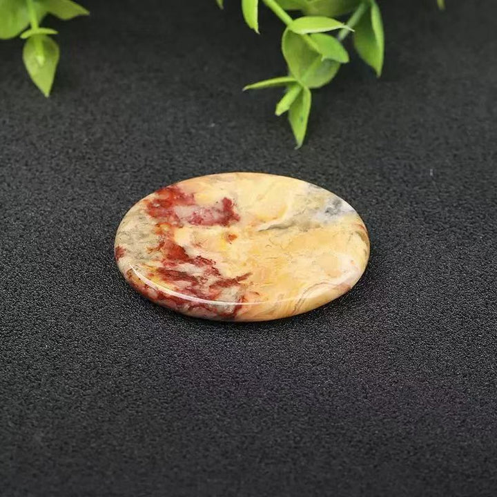 Olivenorma Thumb‑Shaped‑Worry‑Stone Assorted Crystals Gemstone Decoration - Crazy Lace Agate - 10Pcs - image 34