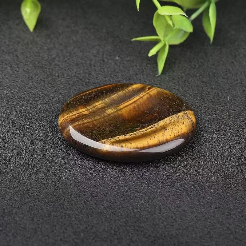 Olivenorma Thumb‑Shaped‑Worry‑Stone Assorted Crystals Gemstone Decoration - Tiger's Eye - 10Pcs - image 21