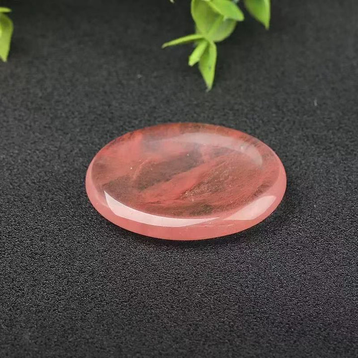 Olivenorma Thumb‑Shaped‑Worry‑Stone Assorted Crystals Gemstone Decoration - Red Smelting Quartz - 10Pcs - image 12