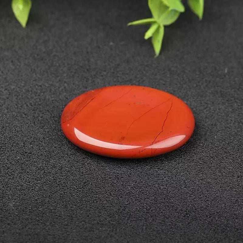 Olivenorma Thumb‑Shaped‑Worry‑Stone Assorted Crystals Gemstone Decoration - Red Jasper - 10Pcs - image 8