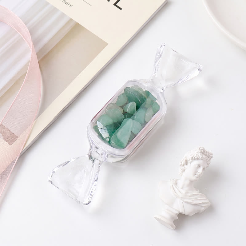 Olivenorma Mini‑Candy‑Container Assorted Crystal Chips Gemstone Decoration - Green Aventurine - 10Pcs - image 14