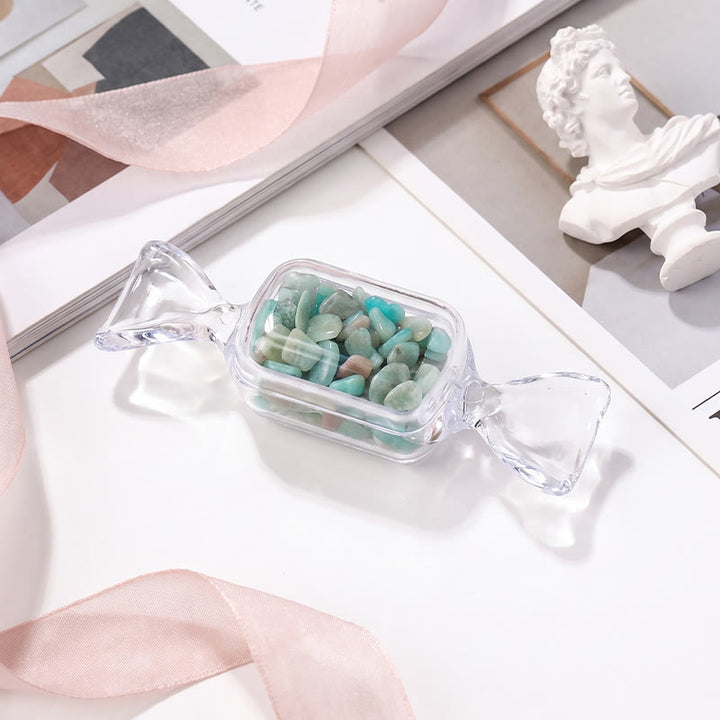 Olivenorma Mini‑Candy‑Container Assorted Crystal Chips Gemstone Decoration - Amazonite - 10Pcs - image 20