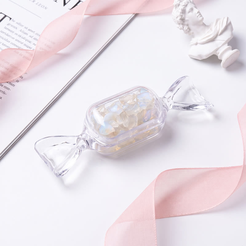 Olivenorma Mini‑Candy‑Container Assorted Crystal Chips Gemstone Decoration - Opal - 10Pcs - image 26