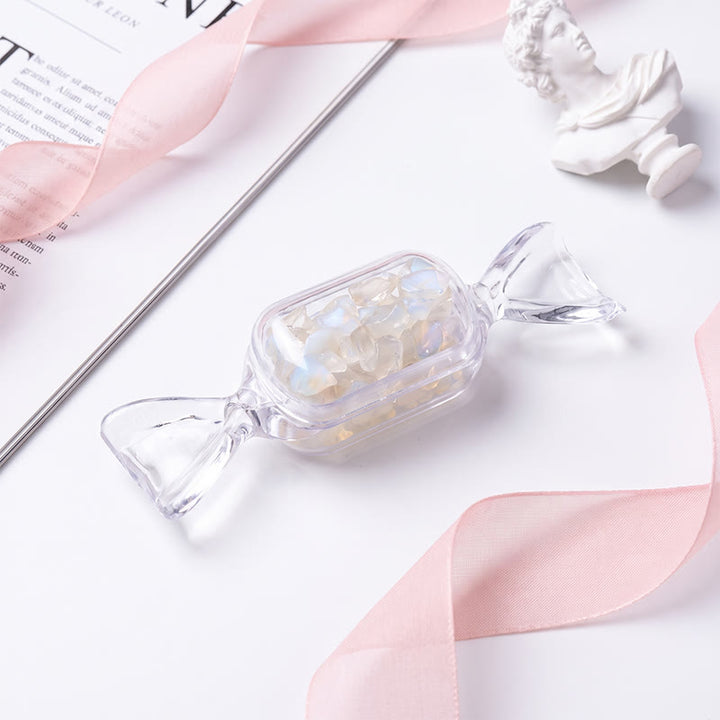 Olivenorma Mini‑Candy‑Container Assorted Crystal Chips Gemstone Decoration - Opal - 10Pcs - image 26