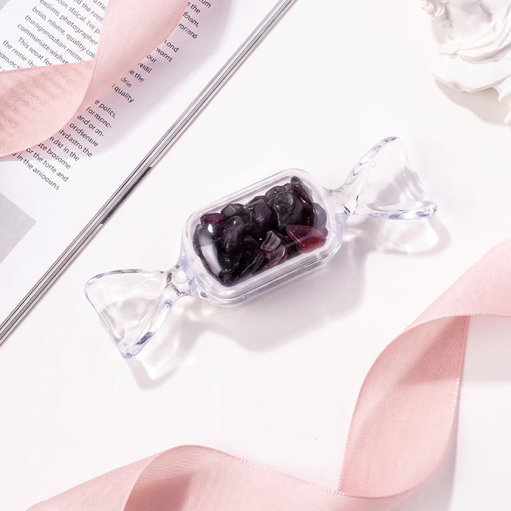 Olivenorma Mini‑Candy‑Container Assorted Crystal Chips Gemstone Decoration - Garnet - 10Pcs - image 28