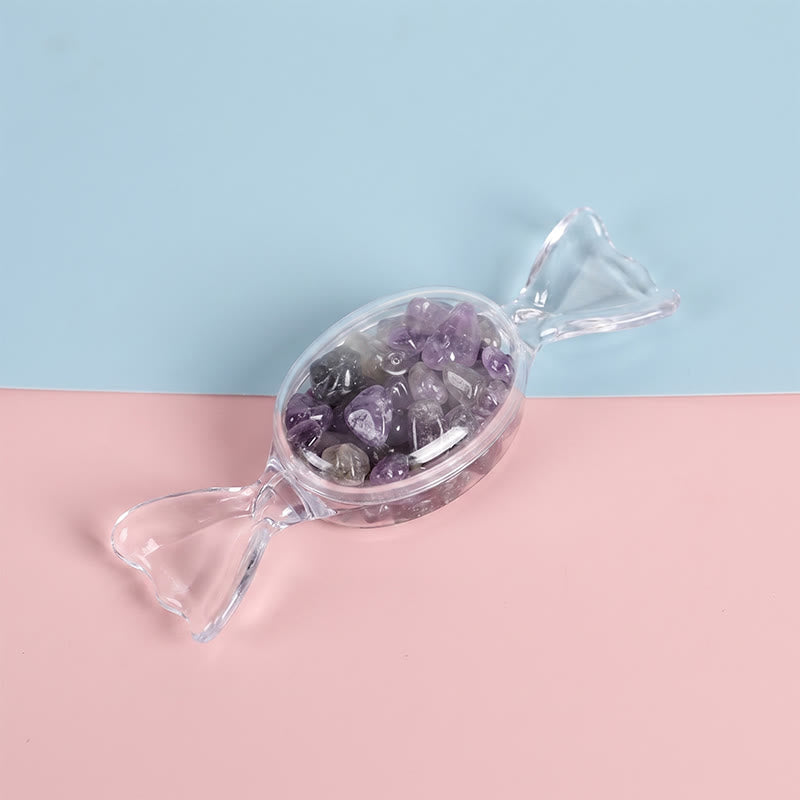Olivenorma Clear‑Transparent‑Candy‑Housing Assorted Crystal Chips Gemstone Decoration - Amethyst - 10Pcs - image 7