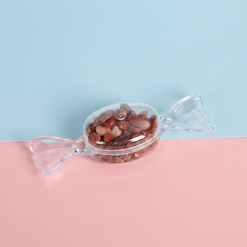 Olivenorma Clear‑Transparent‑Candy‑Housing Assorted Crystal Chips Gemstone Decoration - Red Jasper - 10Pcs - image 11