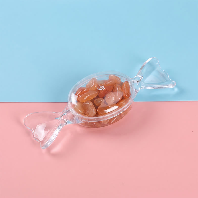 Olivenorma Clear‑Transparent‑Candy‑Housing Assorted Crystal Chips Gemstone Decoration - Red Aventurine - 10Pcs - image 13