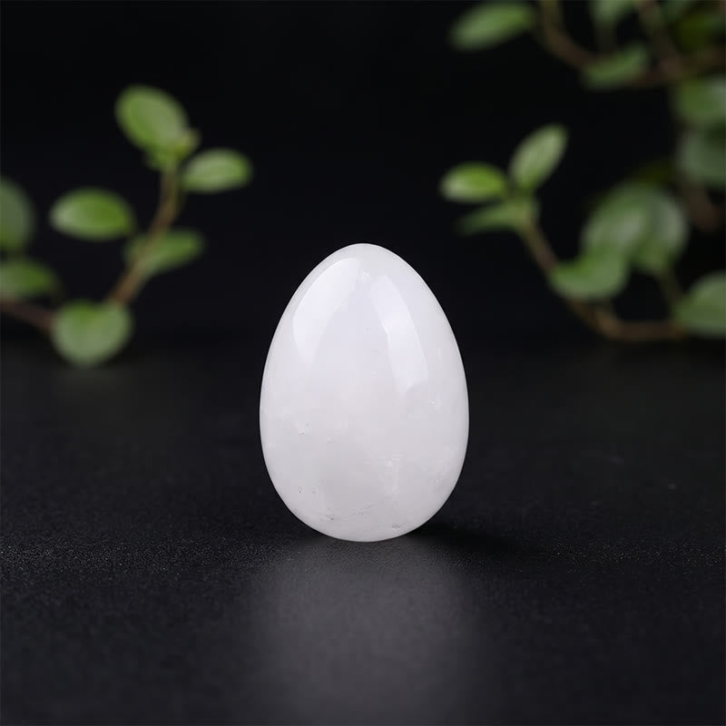 Olivenorma Polished‑Egg‑Shaped‑Tumbled Assorted Crystals Gemstone Decoration - Clear Quartz - 10Pcs - image 30