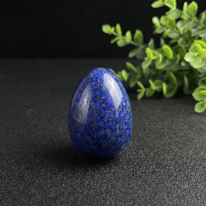 Olivenorma Polished‑Egg‑Shaped‑Tumbled Assorted Crystals Gemstone Decoration - Color-enhanced lapis lazuli - 10Pcs - image 56
