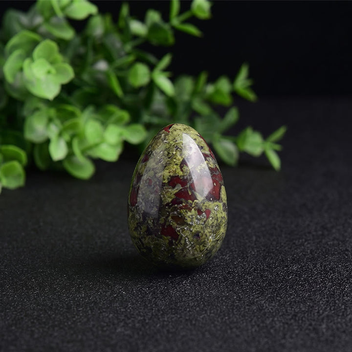 Olivenorma Polished‑Egg‑Shaped‑Tumbled Assorted Crystals Gemstone Decoration - Dragon Blood stone - 10Pcs - image 54