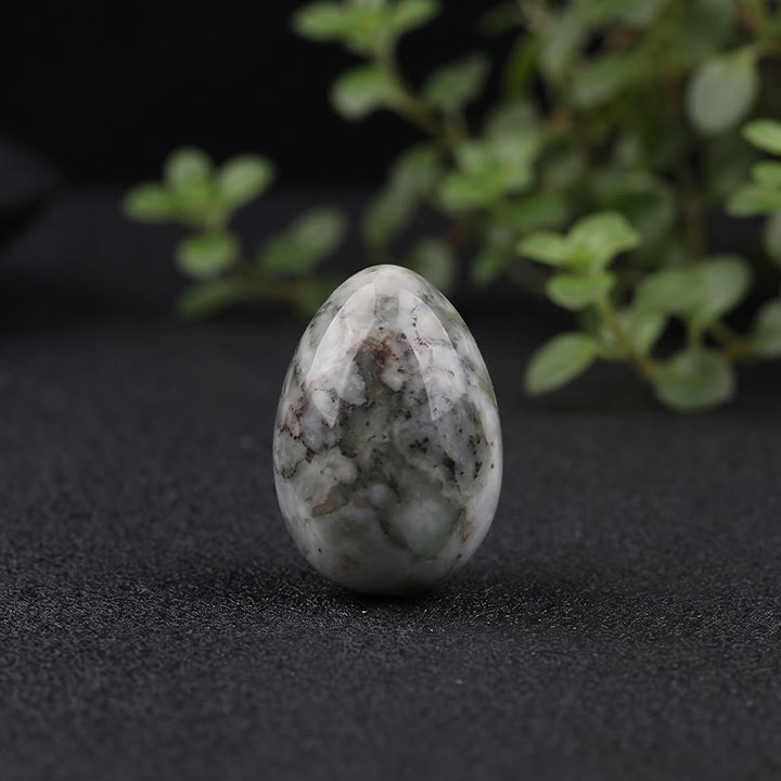 Olivenorma Polished‑Egg‑Shaped‑Tumbled Assorted Crystals Gemstone Decoration - Auspicious Jade - 10Pcs - image 32