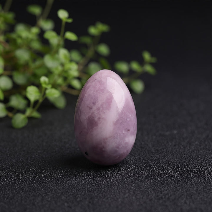 Olivenorma Polished‑Egg‑Shaped‑Tumbled Assorted Crystals Gemstone Decoration - lilac - 10Pcs - image 6