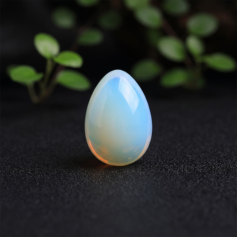 Olivenorma Polished‑Egg‑Shaped‑Tumbled Assorted Crystals Gemstone Decoration - opal - 10Pcs - image 9