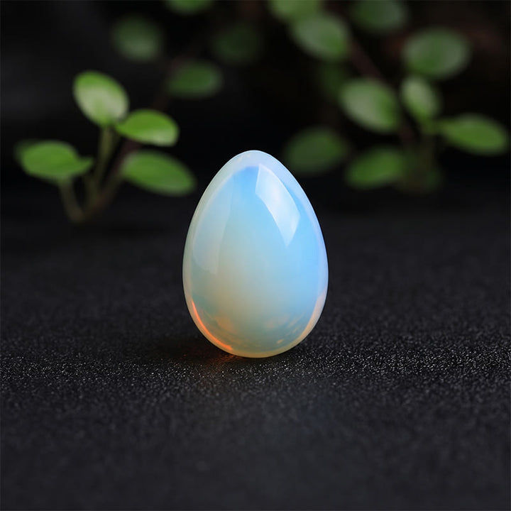 Olivenorma Polished‑Egg‑Shaped‑Tumbled Assorted Crystals Gemstone Decoration - opal - 10Pcs - image 9