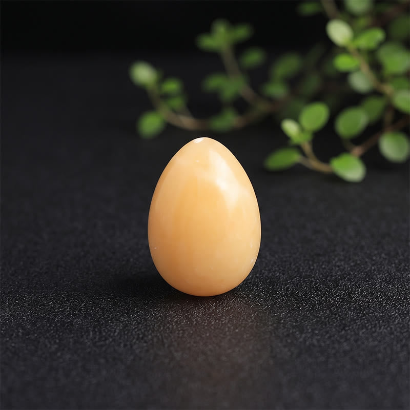 Olivenorma Polished‑Egg‑Shaped‑Tumbled Assorted Crystals Gemstone Decoration - Beige Jade - 10Pcs - image 7