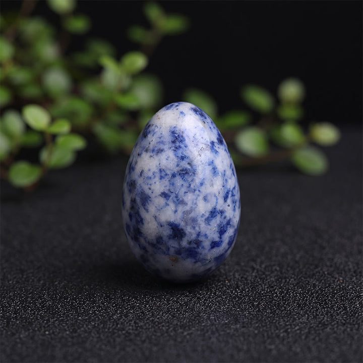 Olivenorma Polished‑Egg‑Shaped‑Tumbled Assorted Crystals Gemstone Decoration - Blue Spot Jasper - 10Pcs - image 24