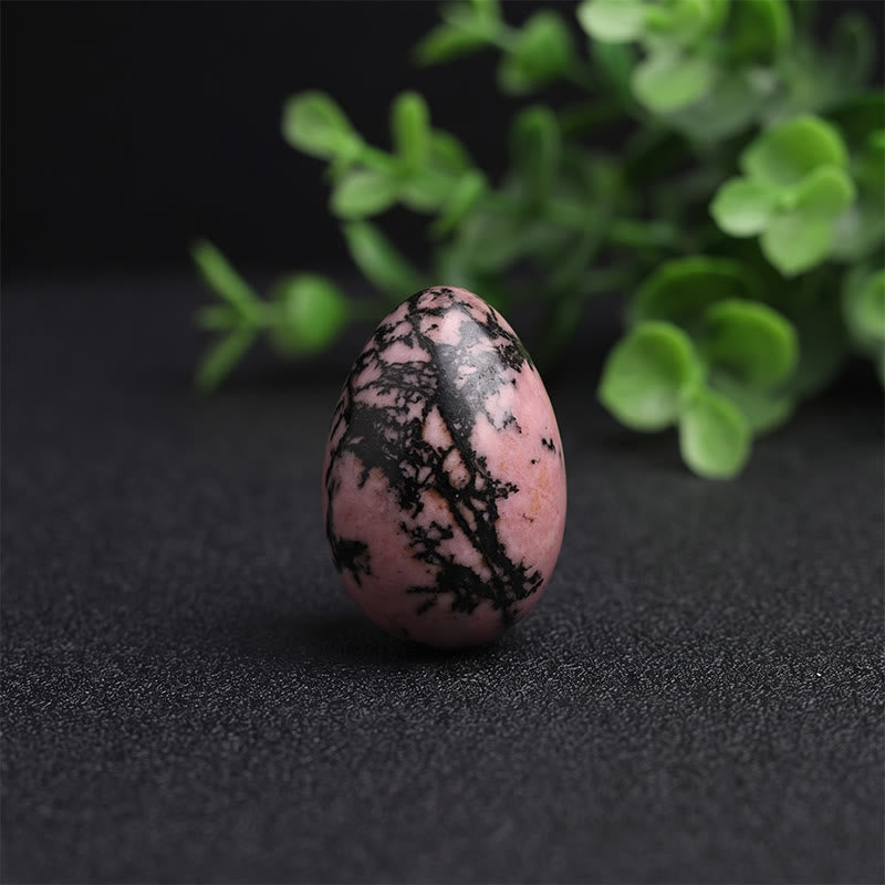 Olivenorma Polished‑Egg‑Shaped‑Tumbled Assorted Crystals Gemstone Decoration - Rhodonite - 10Pcs - image 20