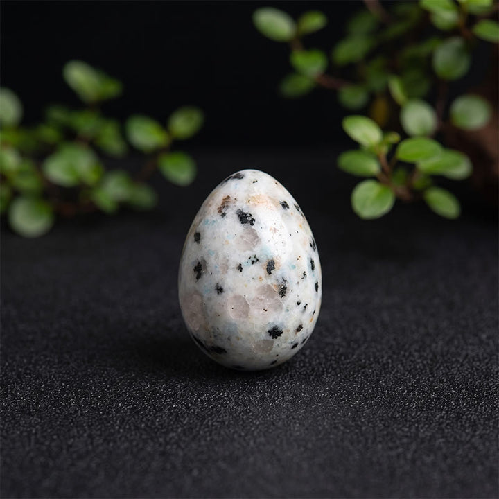Olivenorma Polished‑Egg‑Shaped‑Tumbled Assorted Crystals Gemstone Decoration - Tianshan Blue - 10Pcs - image 25