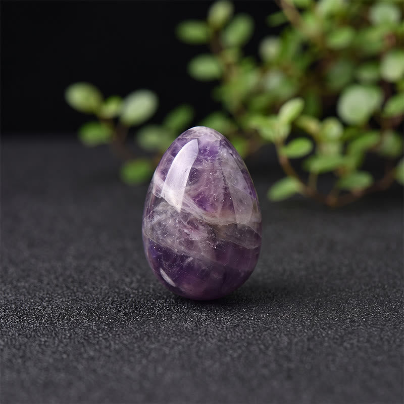 Olivenorma Polished‑Egg‑Shaped‑Tumbled Assorted Crystals Gemstone Decoration - Amethyst - 10Pcs - image 34