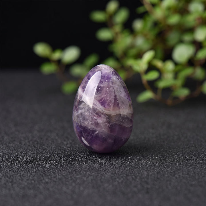 Olivenorma Polished‑Egg‑Shaped‑Tumbled Assorted Crystals Gemstone Decoration - Amethyst - 10Pcs - image 34