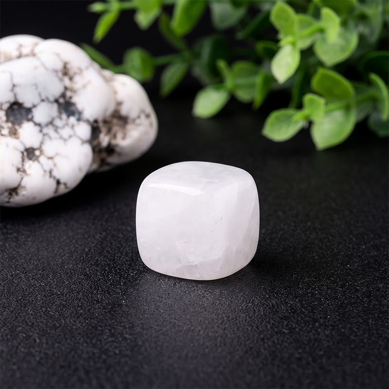 Olivenorma Cube‑Shaped‑Polished Assorted Crystals Gemstone Decoration - Cloudy Quartz - 1.5-2cm /0.59-0.79 inch - 10Pcs - image 3