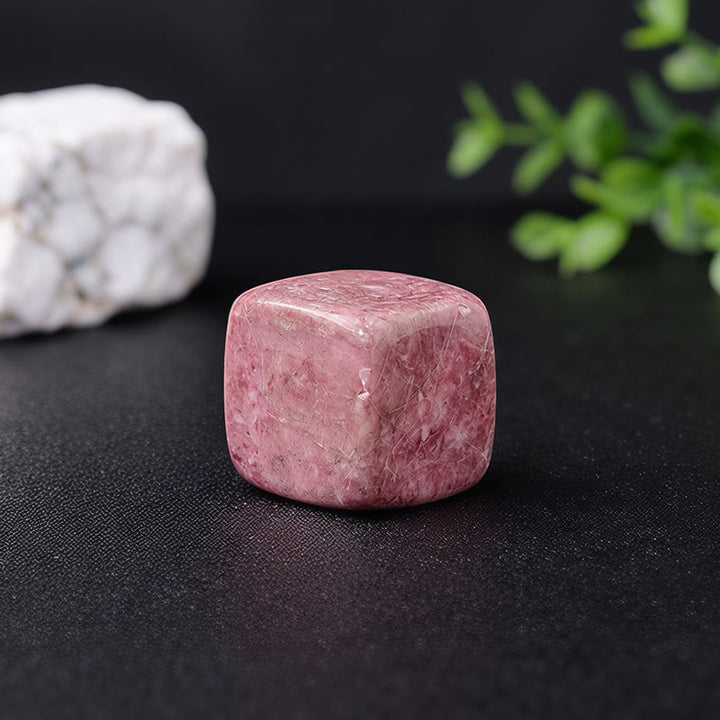 Olivenorma Cube‑Shaped‑Polished Assorted Crystals Gemstone Decoration - Rhodonite - 1.5-2cm /0.59-0.79 inch - 10Pcs - image 6