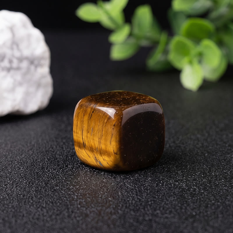 Olivenorma Cube‑Shaped‑Polished Assorted Crystals Gemstone Decoration - Tiger's eye - 1.5-2cm /0.59-0.79 inch - 10Pcs - image 20
