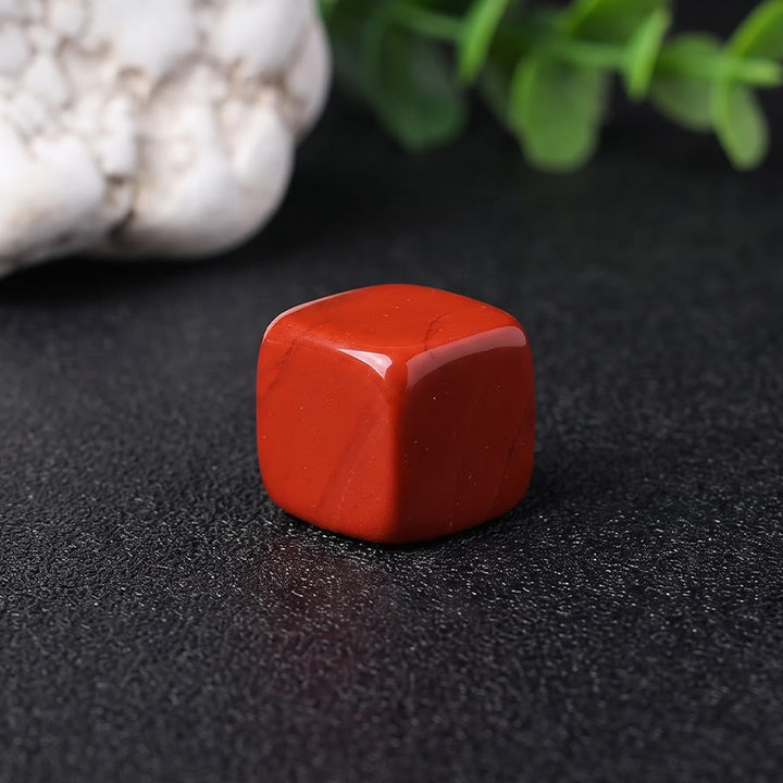 Olivenorma Cube‑Shaped‑Polished Assorted Crystals Gemstone Decoration - Red Jasper - 1.5-2cm /0.59-0.79 inch - 10Pcs - image 18