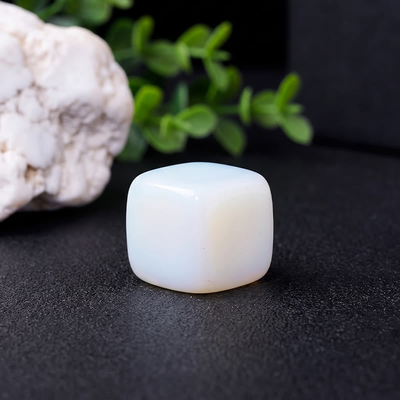 Olivenorma Cube‑Shaped‑Polished Assorted Crystals Gemstone Decoration - opal - 1.5-2cm /0.59-0.79 inch - 10Pcs - image 30