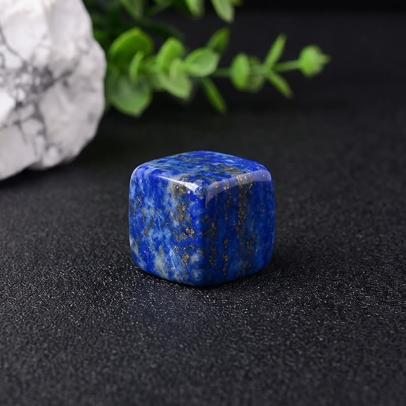 Olivenorma Cube‑Shaped‑Polished Assorted Crystals Gemstone Decoration - lapis lazuli - 1.5-2cm /0.59-0.79 inch - 10Pcs - image 22