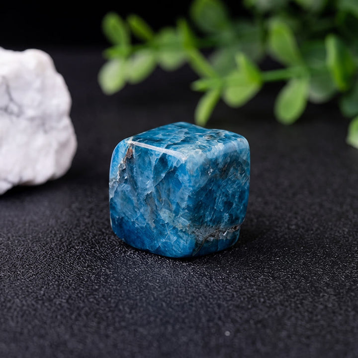 Olivenorma Cube‑Shaped‑Polished Assorted Crystals Gemstone Decoration - Blue Apatite - 1.5-2cm /0.59-0.79 inch - 10Pcs - image 36