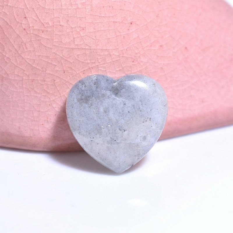 Olivenorma Undrilled Heart Natural Crystal Gemstone Decoration - Labradorite - 10Pcs - image 35