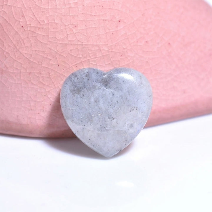 Olivenorma Undrilled Heart Natural Crystal Gemstone Decoration - Labradorite - 10Pcs - image 35