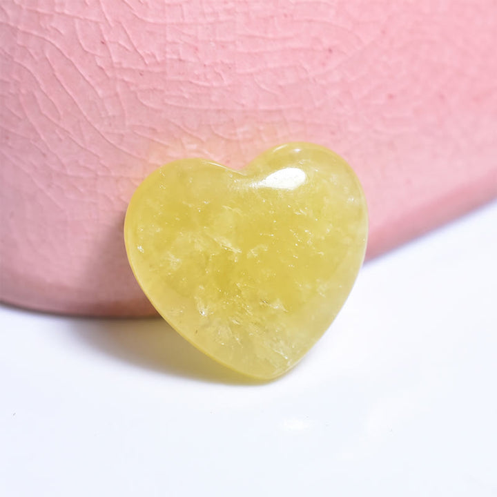 Olivenorma Undrilled Heart Natural Crystal Gemstone Decoration - New Mountain Jade - 10Pcs - image 58