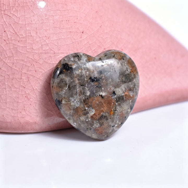 Olivenorma Undrilled Heart Natural Crystal Gemstone Decoration - Flame Stone - 10Pcs - image 99