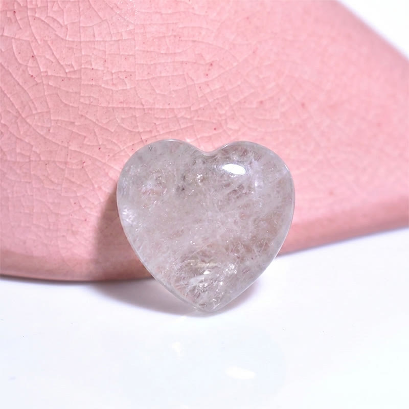 Olivenorma Undrilled Heart Natural Crystal Gemstone Decoration - Smoky Quartz - 10Pcs - image 25