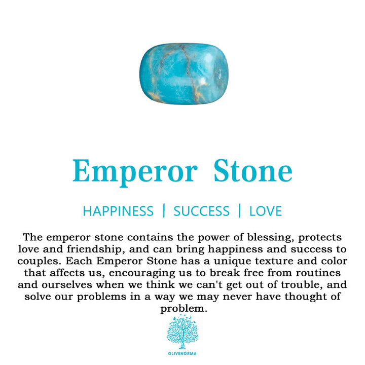 Olivenorma Emperor Stone Chip Bracelet Design Bohemian Symbol Bracelet - image 7