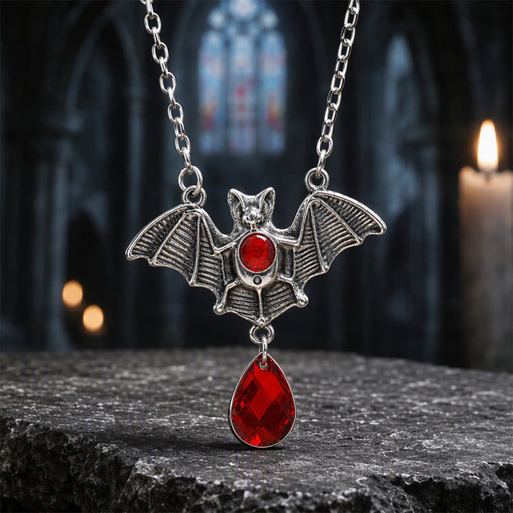 FREE Today: Vintage Metal Bat Choker Pendant Necklace Halloween Witchy Jewelry Day of the Dead - image 2