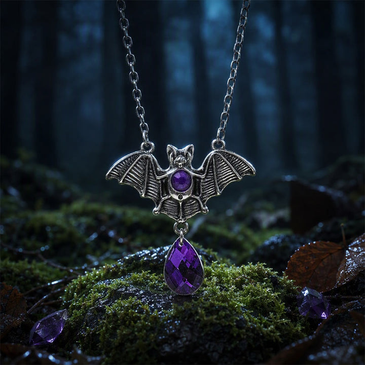 FREE Today: Vintage Metal Bat Choker Pendant Necklace Halloween Witchy Jewelry Day of the Dead - image 9
